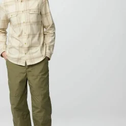 Fjällräven Men's Övik Lite Flannel Shirt Chalk White-fossil