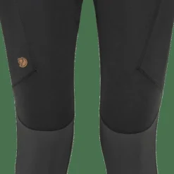 Fjällräven Women's Abisko Trekking Tights Pro Black/Iron Grey