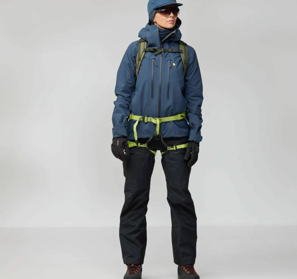 Fjällräven Women's Bergtagen GORE-TEX Pro Trousers Mountain Blue