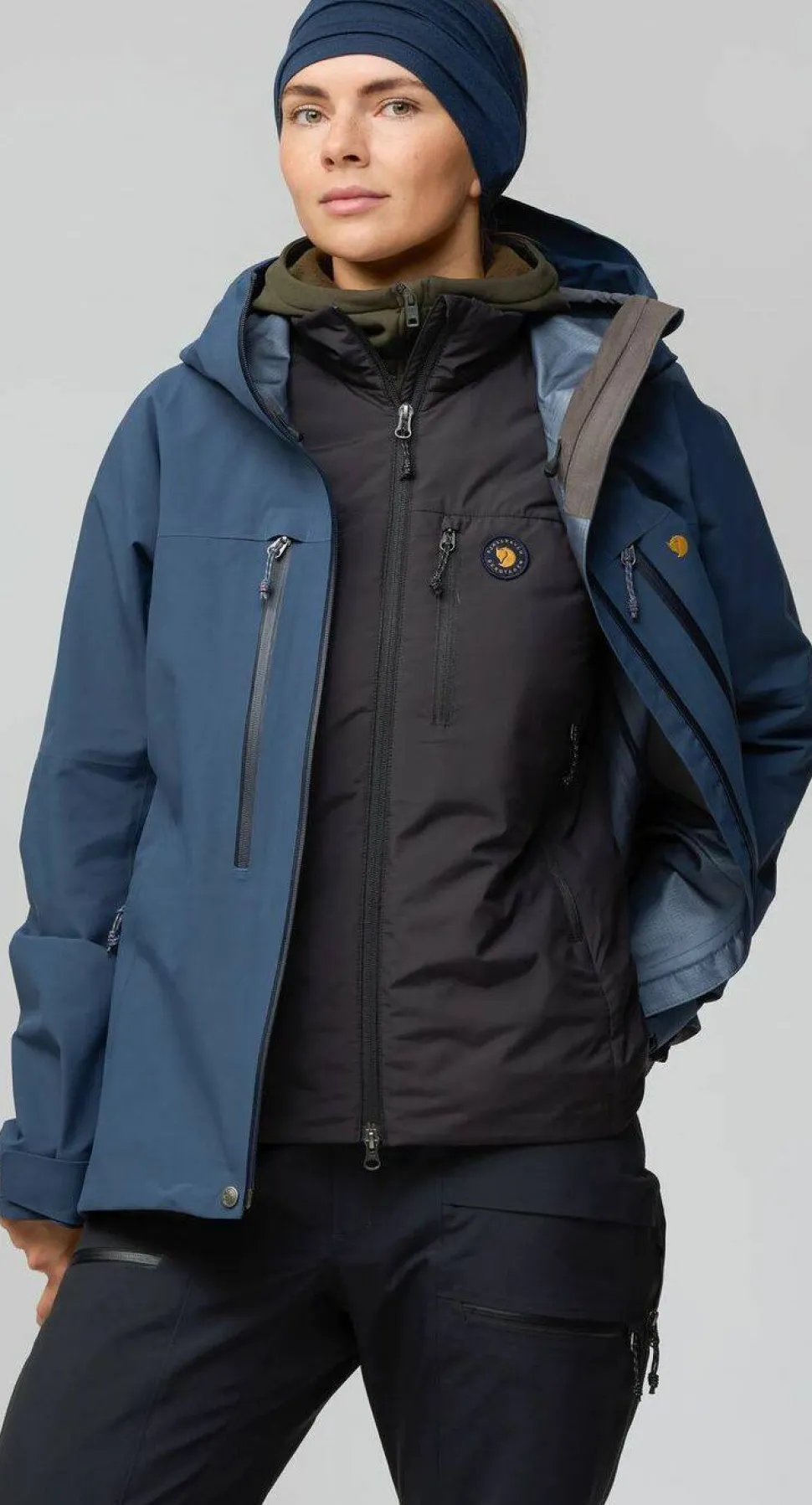 Fjällräven Women's Bergtagen GORE-TEX Pro Jacket Mountain Blue