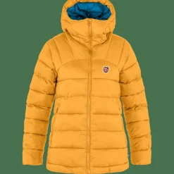 Fjällräven Women's Expedition Mid Winter Jacket Mustard Yellow-Un Blue