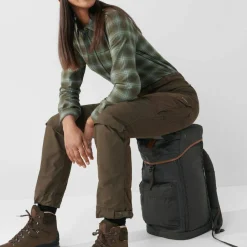 Fjällräven Women's Forest Hybrid Trousers Dark Olive