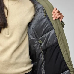 Fjällräven Women's Hc Hydratic Padded Parka Laurel Green