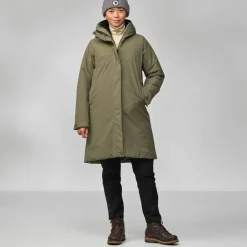 Fjällräven Women's Hc Hydratic Padded Parka Laurel Green