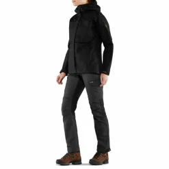 Fjällräven Women's Kaipak Trousers Curved Dark Navy