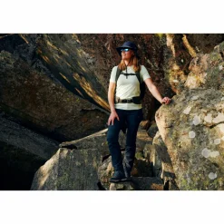 Fjällräven Women's Kaipak Trousers Curved Dark Navy