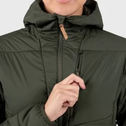 Fjällräven Women's Keb Padded Hoodie Deep Forest
