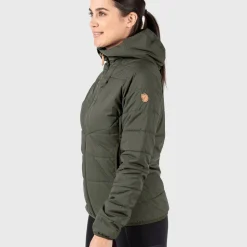 Fjällräven Women's Keb Padded Hoodie Deep Forest