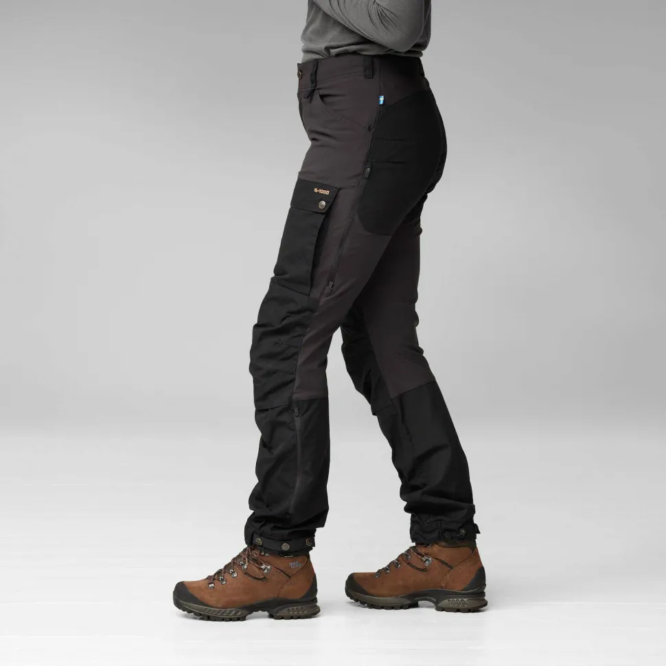 Fjällräven Women's Keb Trousers Curved Dark Navy-dawn Blue