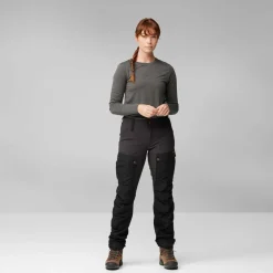 Fjällräven Women's Keb Trousers Curved Black