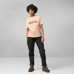 Fjällräven Women's Lush Logo T-Shirt Ultramarine