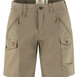 Fjällräven Women's Nikka Shorts Curved Suede Brown