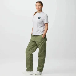 Fjällräven Women's Vardag Relaxed Trousers Green