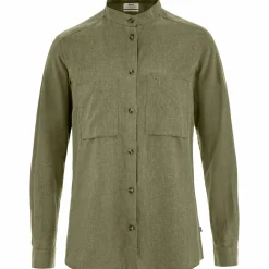 Fjällräven Women's Övik Hemp Shirt Long Sleeve Green