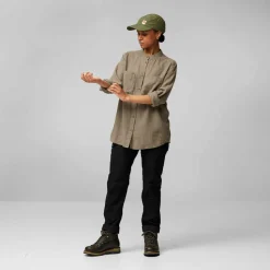 Fjällräven Women's Övik Hemp Shirt Long Sleeve Green