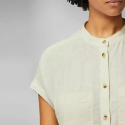 Fjällräven Women's Övik Hemp Shirt Short Sleeve Green
