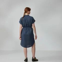 Fjällräven Women's Övik Hemp Dress Mountain Blue