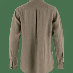 Fjällräven Women's Övik Hemp Shirt Long Sleeve Suede Brown
