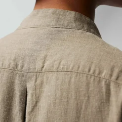 Fjällräven Women's Övik Hemp Shirt Long Sleeve Suede Brown