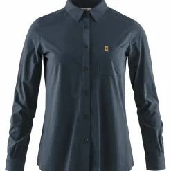 Fjällräven Women's Övik Lite Shirt Long Sleeve Navy