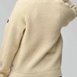 Fjällräven Women's Övik Waffle Knit Light Beige