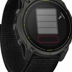 Garmin Enduro 3 Carbon Grey DLC Titanium/Black UltraFit Nylon Strap
