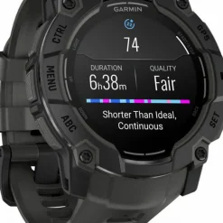 Garmin Instinct 3 AMOLED, 50mm Black Bezel With Charcoal Band