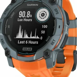 Garmin Instinct 3 Solar, 50 mm Twilight Bezel W/Solstice Band