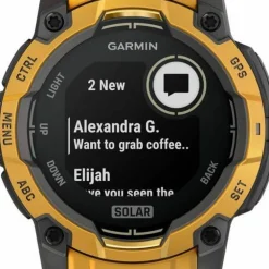 Garmin Instinct 3 Solar, 45mm Grey, Citrine