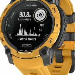 Garmin Instinct 3 Solar, 45mm Grey, Citrine