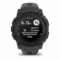Garmin Instinct E, 40 Mm Black Bezel With Charcoal Band