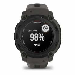 Garmin Instinct E, 40 Mm Black Bezel With Charcoal Band