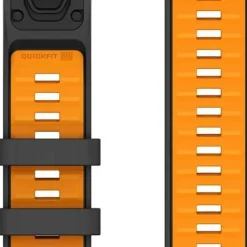 Garmin Quickfit Watch Bands Graphite/spark Orange Silicone