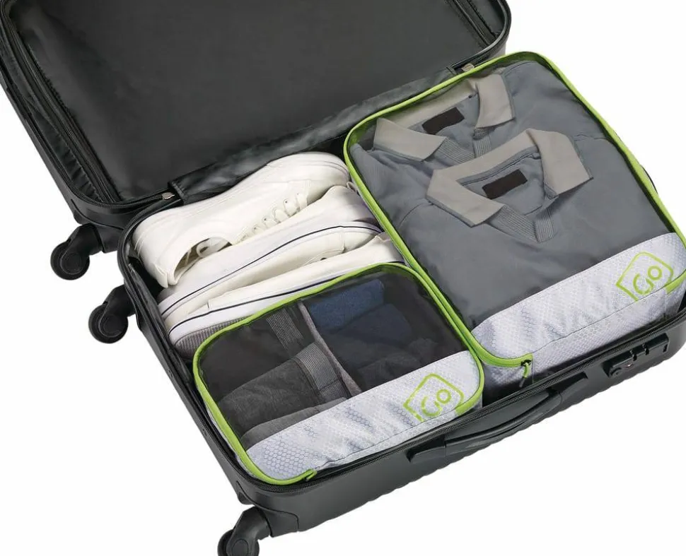 Go Travel Deeper Packing Cubes Green