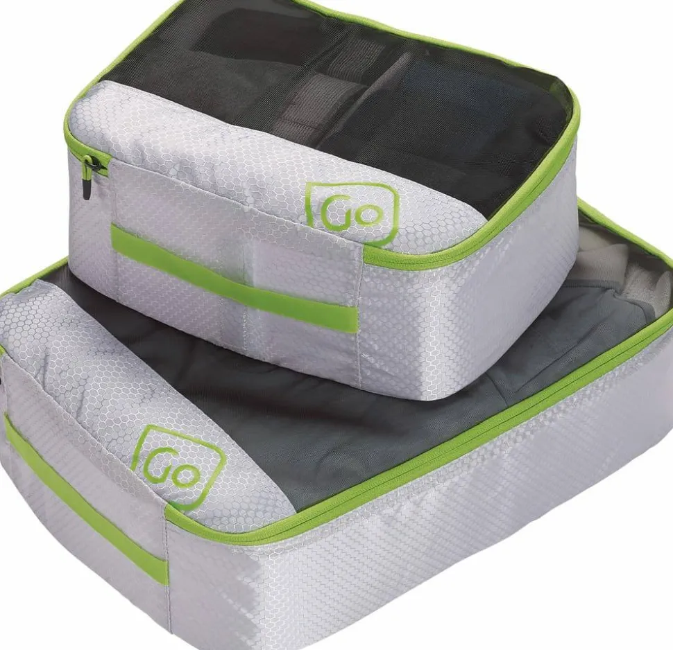 Go Travel Deeper Packing Cubes Green