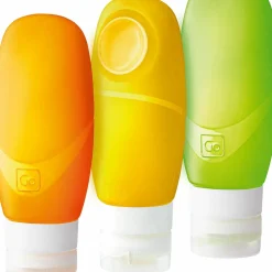 Go Travel Trio Squeezy Bottles (100 ml) Multi Colour