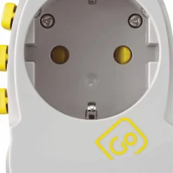 Go Travel Worldwide Adaptor + Twin USB-A Yellow