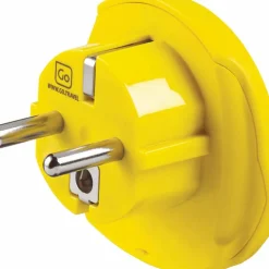 Go Travel Worldwide Adaptor + Twin USB-A Yellow