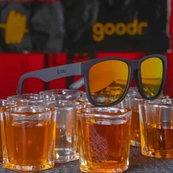 Goodr Sunglasses Beelzebub's Bourbon Burpees Black