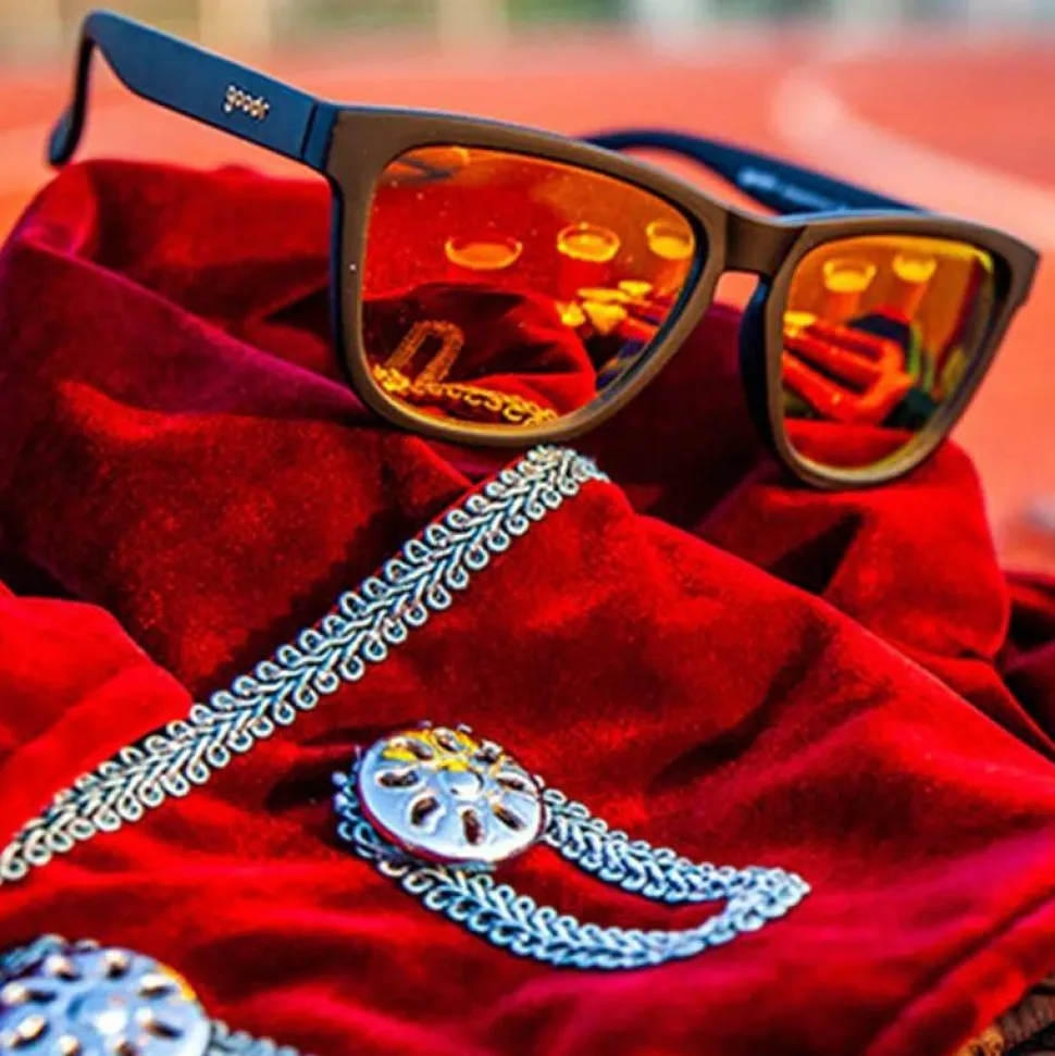 Goodr Sunglasses Whiskey Shots With Satan Black