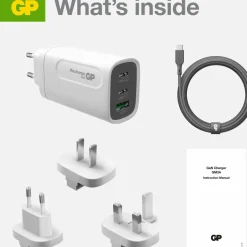 GP Batterier GP GaN PD 65W White