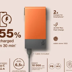 GP Batterier GP Powerbank M2 10000 mAh Orange