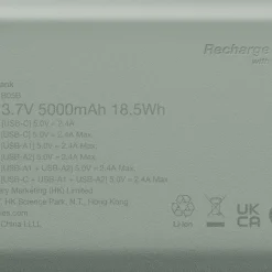 GP Batterier Powerbank Plus 5000 mAh Grey