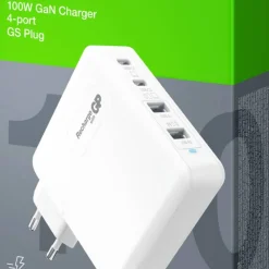 GP Batterier Wall Charger GM4A GaN PD 100W White