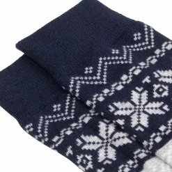 Gridarmor Heritage Merino Socks Lt. Grey/Dk Navy/White
