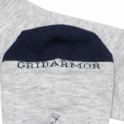 Gridarmor Heritage Merino Socks Lt. Grey/Dk Navy/White