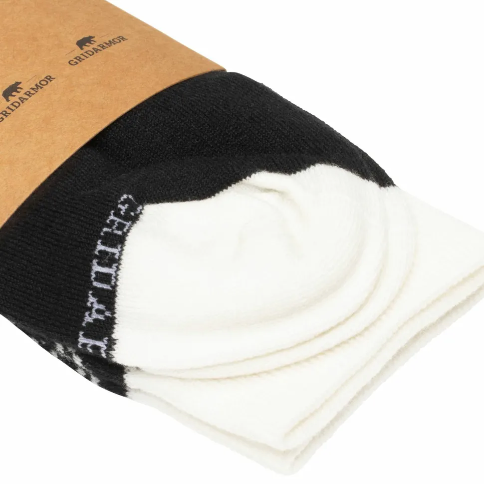 Gridarmor Heritage Merino Socks Black/White
