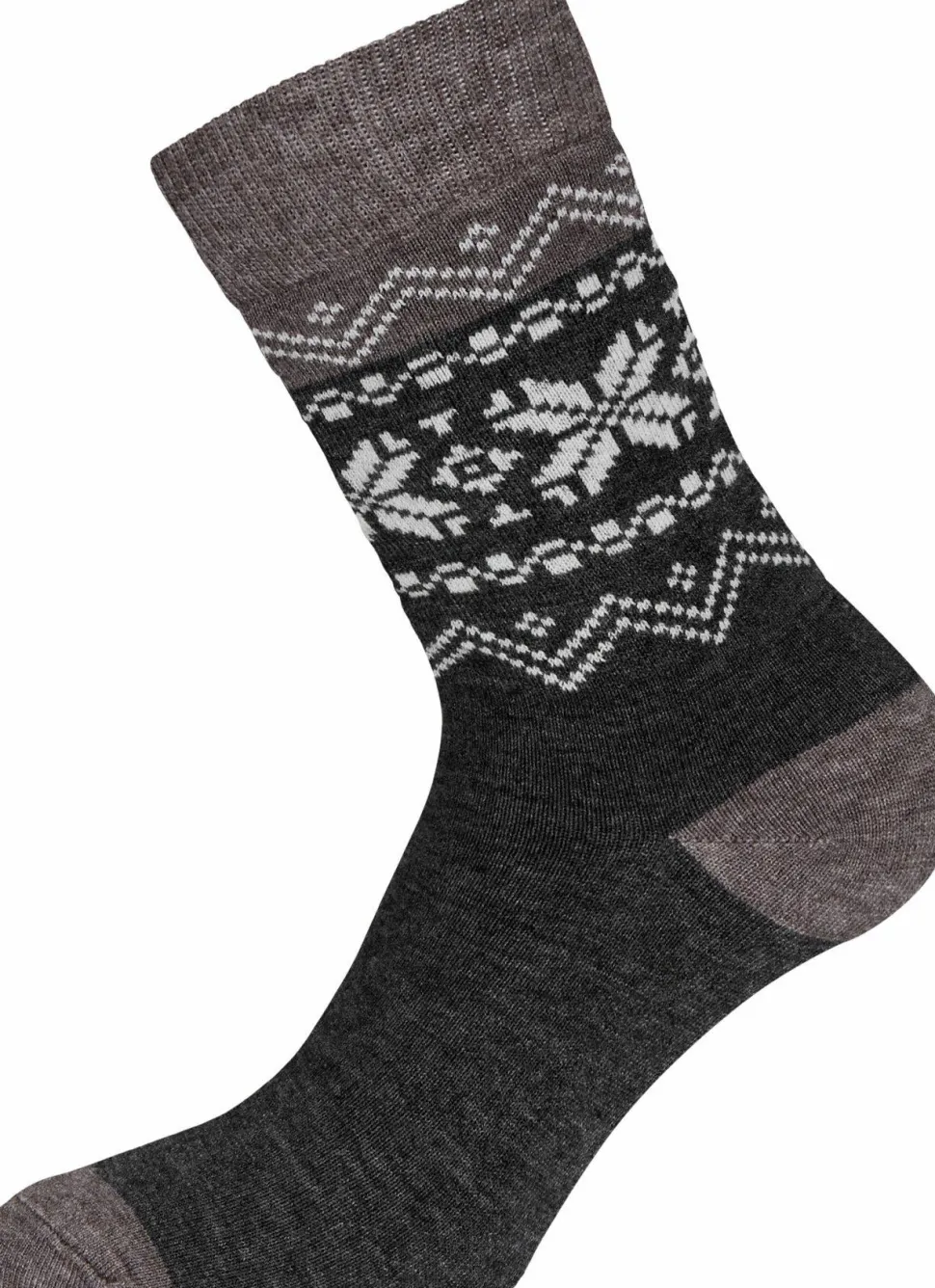 Gridarmor Heritage Merino Socks Mid Grey Melange