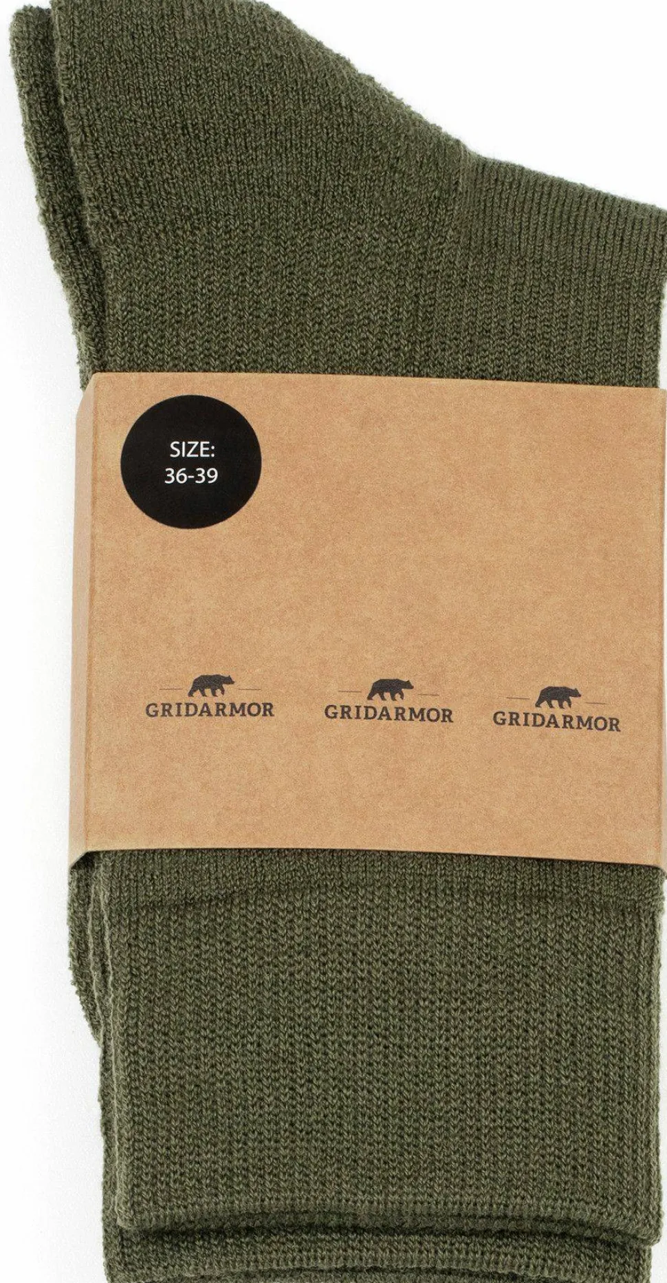 Gridarmor Hiking Wool Sock G2 Winter Moss