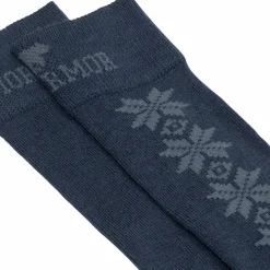 Gridarmor Kids' Alpin Merino Ski Sokk Jr Blue/Grey